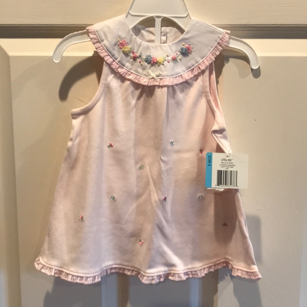 Brand new 2 piece Little Me dress